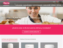 Tablet Screenshot of flaviaingredients.com